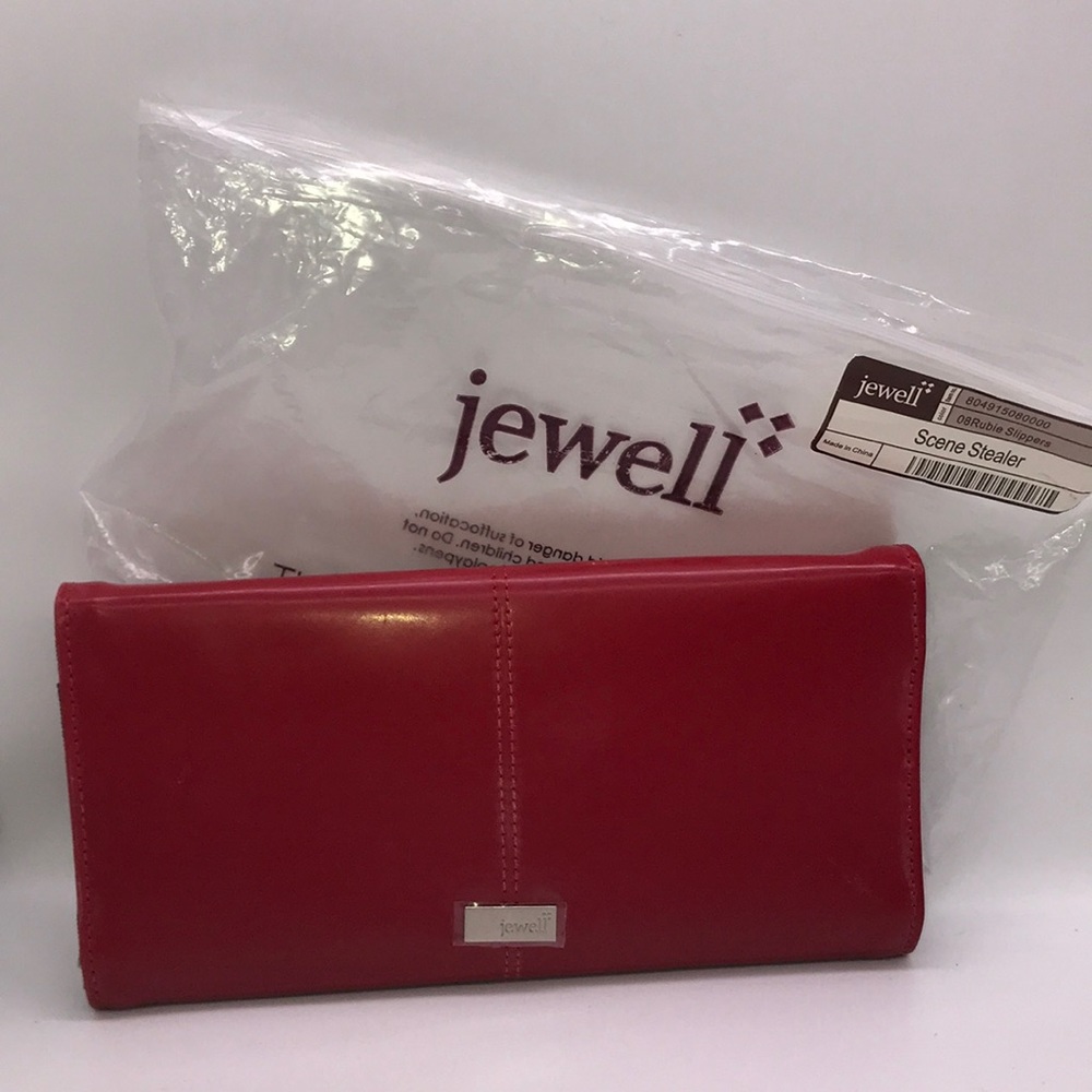 Jewelll thirty one gift rubie red slippers scene stealer large wallet NIB
